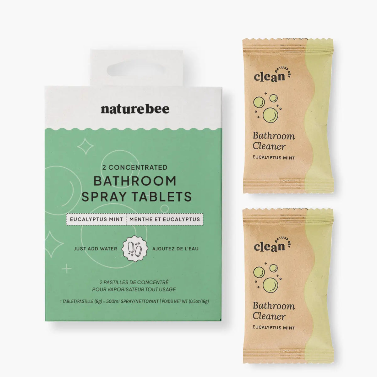 bathroom cleaner tablets: nature bee | atlo